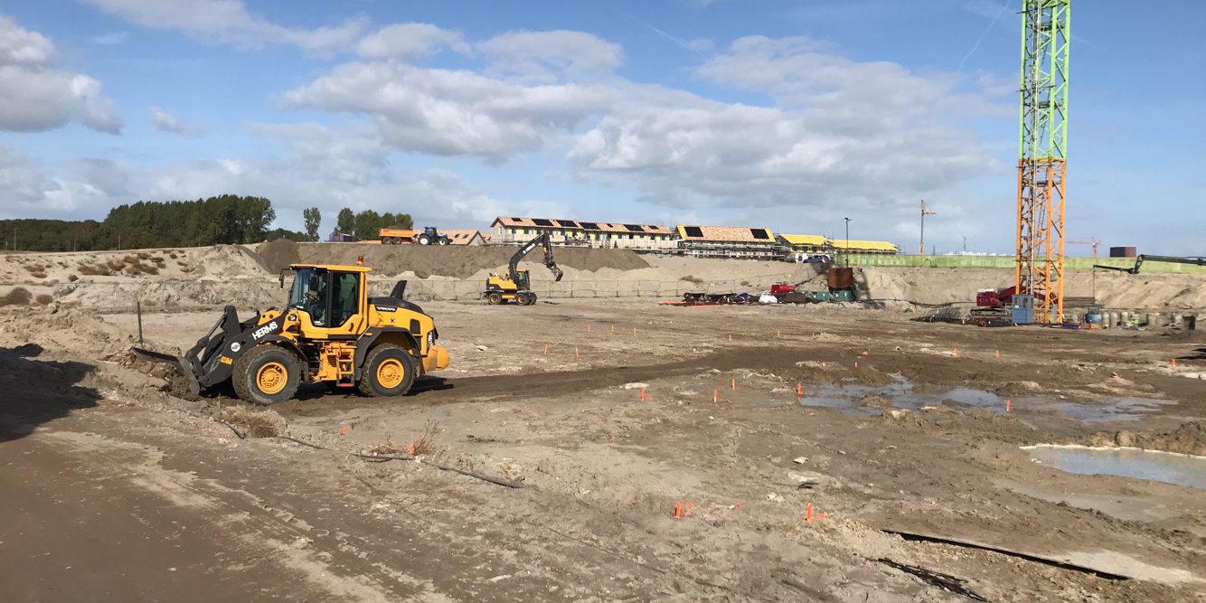 Grondwerk parkeerkelder almere herms