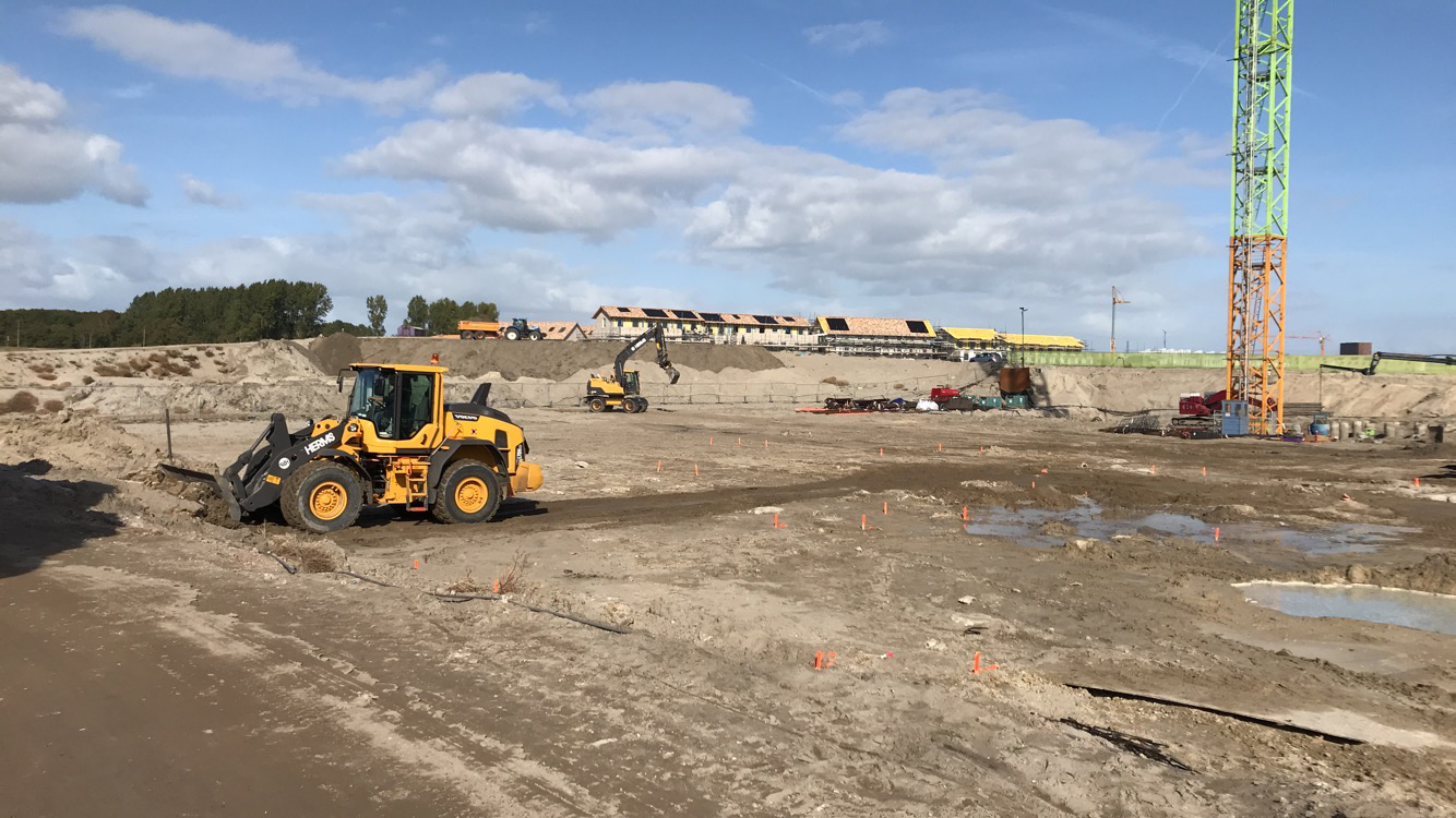 Grondwerk parkeerkelder almere herms