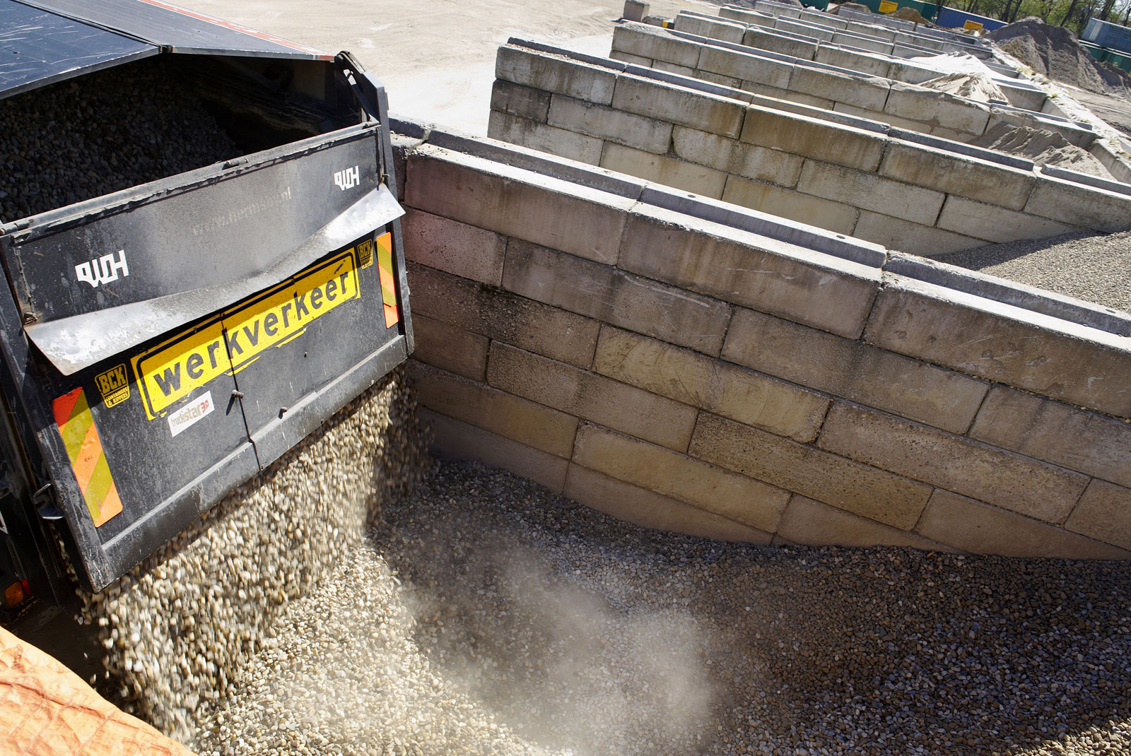 Herms zand en grind
